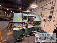 16" x 26" Wellsaw #M-16-2, Hydraulic Twin-Post Miter Horizontal Bandsaw, 200" L x 1.25" width x 0.042" thick