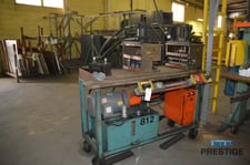 1/4" Wire Trimmer & Bender, w/(3) Hydraulic Heads, 0.125"-0.25" diameter Wire capacity, 8' Table length, 10 HP