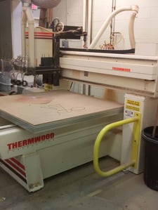Thermwood #C40, CNC router, Busch/Thermwood vacuum pump, 70" X, 65" Y, 10" Z, 18000 RPM, 2000