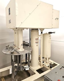 100 gallon Ross #PVM-100, triple motion Stainless Steel mixer, 10 HP, hydraulic lift