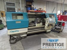 Clausing #2060CNC, CNC Lathe, 22"/13" Swing, 10" 3-Jaw Chuck, 78" max Work length, 3" Bore, 10.6 HP, 2200