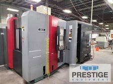 OKK #HMC-400, 4-Axis, Fanuc 31i-B, 22" X, 22" Y, 27" Z, 16" x 16" pallets, 60 automatic tool changer, 15000