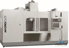Microcut #VMC1600, CNC Vertical Machining Center, 62.9" X, 31.4" Y, 27.9" Z, 70.86" x 31.49" Table, 20/26 HP