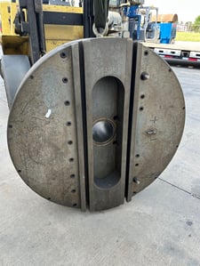 36" Giddings & Lewis, facing head, 1955