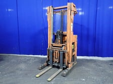3000 lb. Raymond #RHE-E, Electric Standup Forklift, 4" x31.5" forks, 94" mast, 3888 hours, FOR PARTS/REPAIR