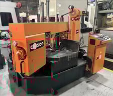 Cosen #C-650MNC, automatic miter horizontal band saw, 209" x 1.5" x .05"blade, 7.5 HP, 2013
