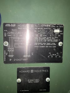 300 KVA 22860GY/13200 Primary, 208Y/120 Secondary, 3 phase, Padmount Transformer