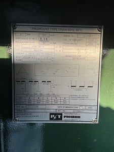 500 KVA 4160 Delta Primary, 600Y/347 Secondary, 3 phase, Padmount Transformer