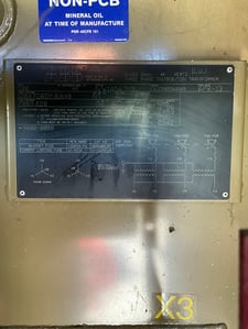 500 KVA 11847GY/6840 Primary, 208Y/120 Secondary, 3 phase, Padmount Transformer