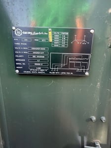 500 KVA 13860GY/8000 Primary, 480GY/277 Secondary, 3 phase, Padmount Transformer