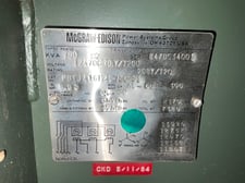 750 KVA 12470GY/7200 Primary, 208Y/120 Secondary, 3 phase, Padmount Transformer