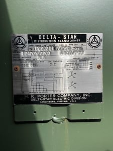 750 KVA 12470Y/7200 Primary, 480Y/277 Secondary, 3 phase, Padmount Transformer