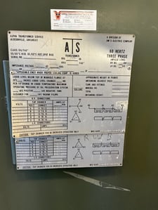 1000 KVA 12470Y/7200 Primary, 480 Delta Secondary, 3 phase, Padmount Transformer