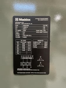 3000/3360 KVA 12000 Delta Primary, 480 Delta Secondary, 3 phase, Padmount Transformer, Ready To Ship