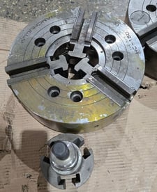 15" Samchully #HC-15D, 3-jaw self centering lathe chuck