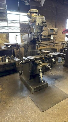 Bridgeport, Vertical Mill, 9" x 48" Table, variable speed, 2 HP, AcuRite digital read out, Jacobs chuck
