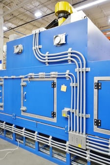 JPW #C2-83-139TULEP480V45-60KW, Conveyor Oven, 2 zone, separate controls, shared exhaust, 42" width, 200°C