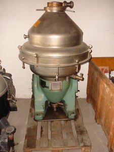 Alfa-Laval #BRPX214HGV-34C, clarifier design centrifuge, 30 HP