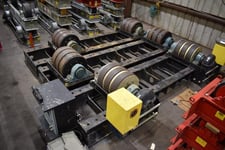 200 Ton, LJ Welding #200T-500/200T-600, turning roll, 600000 lb., 1 driver & 2 idlers, hand pendant Control