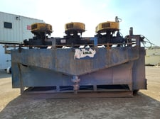 Metso #DR24, 3 cell lead cleaner scavenger floatation machine, 5.6 KW 1.4m3