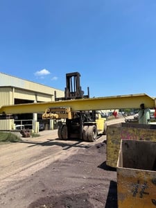 7.5 Ton, Detroit Under Hung Hoist, 32' 8" Span, 25' Lift