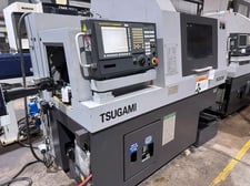 Tsugami #S206, .79" diameter, 9.8" length, Fanuc 32i-MB, Edge Minuteman 320 SE bar feeder, Tri-Mist