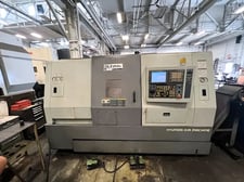 Hyundai Kia #SKT-250M, CNC lathe, 24.4" swing, 10" chuck, 3.2" bar, 16.14"dia., 27.56"lgth, live tool, tool