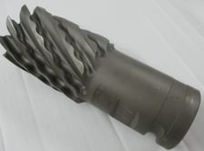 Weldon, 3" 10-Flute Crest Cut Roughing Endmill, 2.5" shank diameter