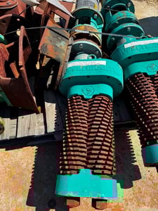 JWC Muffin Monster #30004-0012-Ul, waste inline grinder, 5" x 12", 4" flanged inlet/outlet, 3 HP