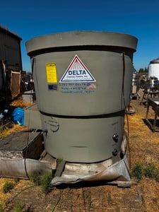 50 Ton, Delta #4-50, cooling tower, 5 HP fan motor, constructed from corrosion-resistant engineered plastic