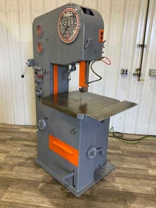 16" x 10" DoAll #1612-1, vertical band saw, 24" x 24" table, 122" blade, 1 HP, blade welder