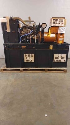 60 KW Generac #0048123, Diesel Generator, 120/240V, 500/250A, 306.5 Hrs, 2005