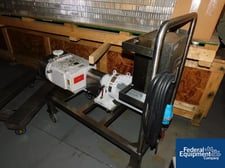 Waukesha Cherry Burrell #18OU2, Positive Displacement Pump, Stainless Steel, 3" in/out, 6:1 gearbox, 10 HP