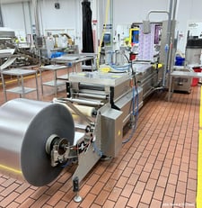 Multivac #R-230, automatic horizontal Thermoformer, 8-10 CPM, 16.5" width film, 130mm form depth max