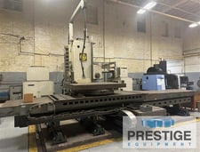 5" Giddings & Lewis #PC-50, CNC Horizontal Boring Mill, Table Type, 120" X, 72" Y, 36" Z, 70" width Travel