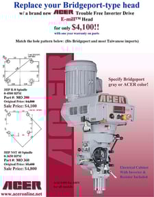 Acer #E-Mill, vertical mill