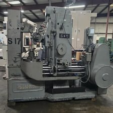 Gould & Eberhardt #16H, vertical gear hobber, 16" dia., diff., infeed, tailstock w/change parts, serial