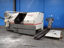 Cincinnati #Falcon, CNC Lathe, 12 ATC, Siemens Acromatic 2100 Control, chip conveyor, pan, & panels