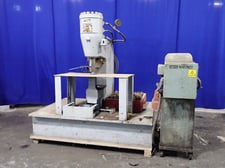 Whitney #715112, Punch Press, 19" x 43" table, 20 HP, hydraulic unit, w/ tooling & hardware