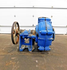Warman #8/6AH, rubber lined slurry pump