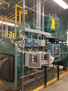 1000 Ton, York MAXE #YKPQPQK2-DAGS, centrifugal chiller, R134a, 500 HP