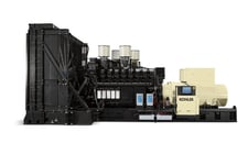 3000 KW Kohler #KD3000, diesel generator, #KD83V16 engine, 4024 HP, M/V, open skid, Tier 2, 0 hours, new