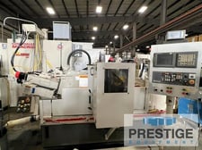 Cincinnati #RK220-8, CNC centerless grinder, Fanuc 18iT, grinding wheel dresser, hydraulic system, 2002