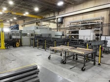 BLM Group #LT14, jumbo tube laser, 3500 watt, 40' infeed, 30' outfeed, 2014