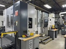 Okuma #MA-600HB, CNC horizontal machining center, 4-Axis, OSP-P200MA Control, 39.3" X, 35.4" Y, 39.3" Z, 6000