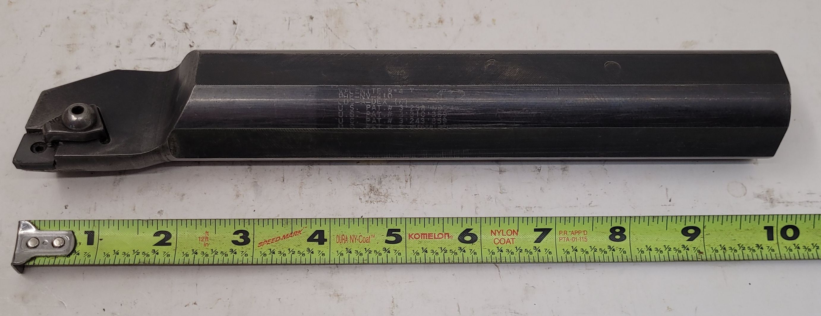 Valenite #BHP-NV-410, boring bar, indexable insert, 1.5" shank