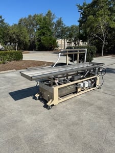26" x 10' Tec Polymer, Stainless Steel calibration table, vacuum, new