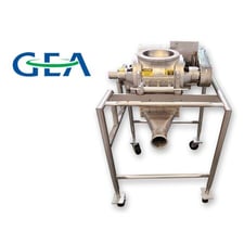 9" GEA #DT-500-DEM, Stainless Steel sanitary rotary airlock valve, 1 HP