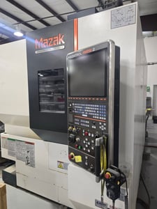 Mazak #VCU-500-5X, vertical machining center, 21.9" X, 19.9" Y, 20.1" Z, CAT40, 25 HP, 30 automatic tool
