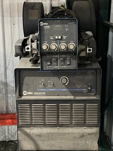 Miller #DeltaWeld-302, Welder w Model 70 Dual Feeder